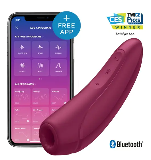 ⁨Satisfyer Curvy 1+ Rose Red incl. Bluetooth and App⁩ w sklepie Wasserman.eu