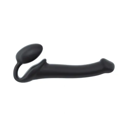 ⁨Strap-on-me Silicone bendable strap-on Black M⁩ at Wasserman.eu