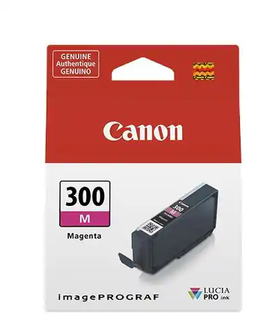 ⁨Canon oryginalny ink / tusz PFI300M, magenta, 14,4ml, 4195C001, Canon imagePROGRAF PRO-300⁩ w sklepie Wasserman.eu