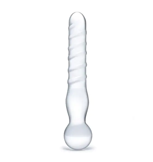 ⁨Glas - Joystick Clear Glass Dildo⁩ w sklepie Wasserman.eu