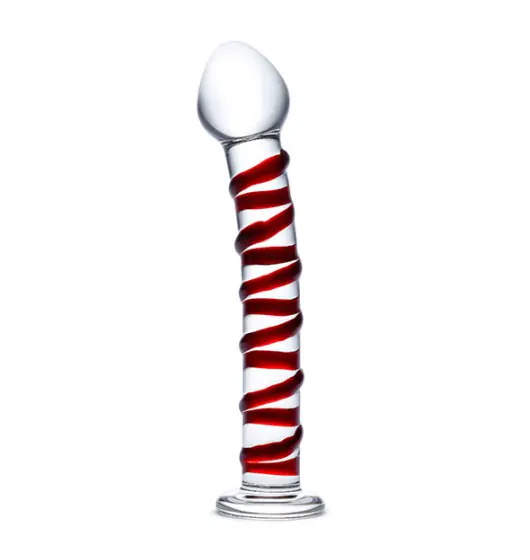 ⁨Glas - Mr. Swirly Glass Dildo⁩ w sklepie Wasserman.eu