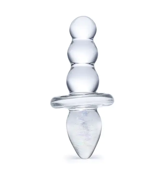 ⁨Glas - Titus Beaded Glass Butt Plug⁩ at Wasserman.eu