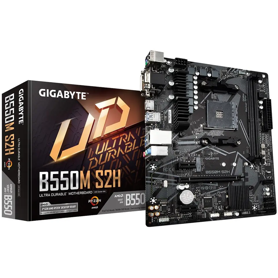B550M S2H AM4 2DDR4 HDM I/DVI/DSUB/ M.2 mATX at Wasserman.eu