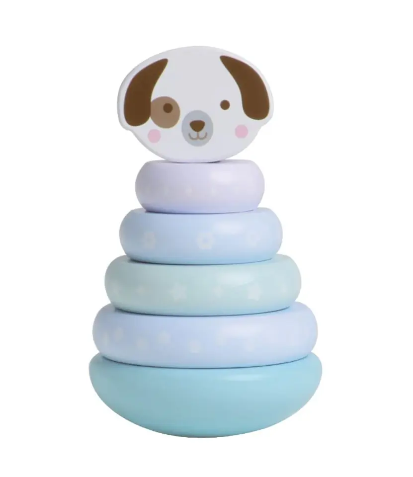 ⁨iWood Pile-up Dog wooden pastel⁩ at Wasserman.eu