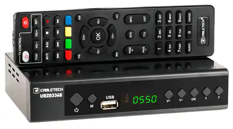 ⁨Cabletech DEKODER DVB-T2 H.265 HEVC URZ0336B⁩ im Wasserman.eu