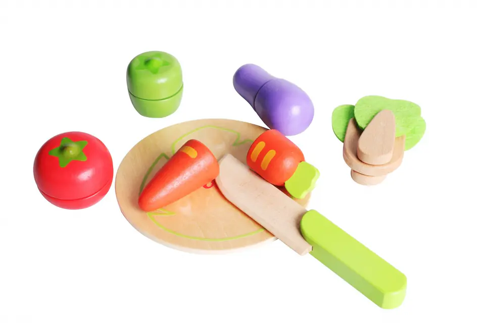 iWood Vegetable Kitchen Toys wooden at Wasserman.eu