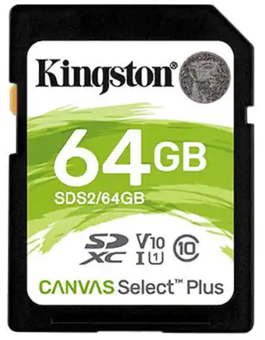 ⁨Kingston Technology Canvas Select Plus memory card 64 GB SDXC Class 10 UHS-I⁩ at Wasserman.eu