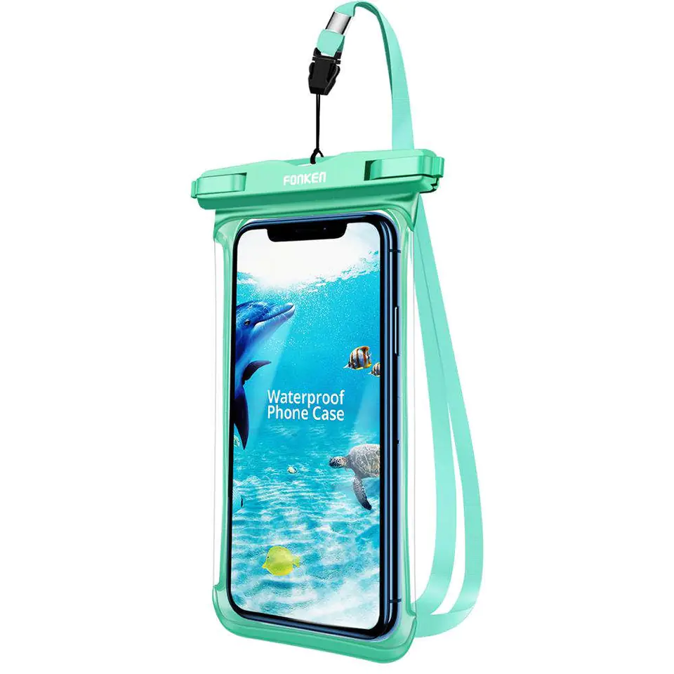 ⁨Waterproof Case Fonken Waterproof Universal IPX8 to 6.5 Green⁩ at Wasserman.eu