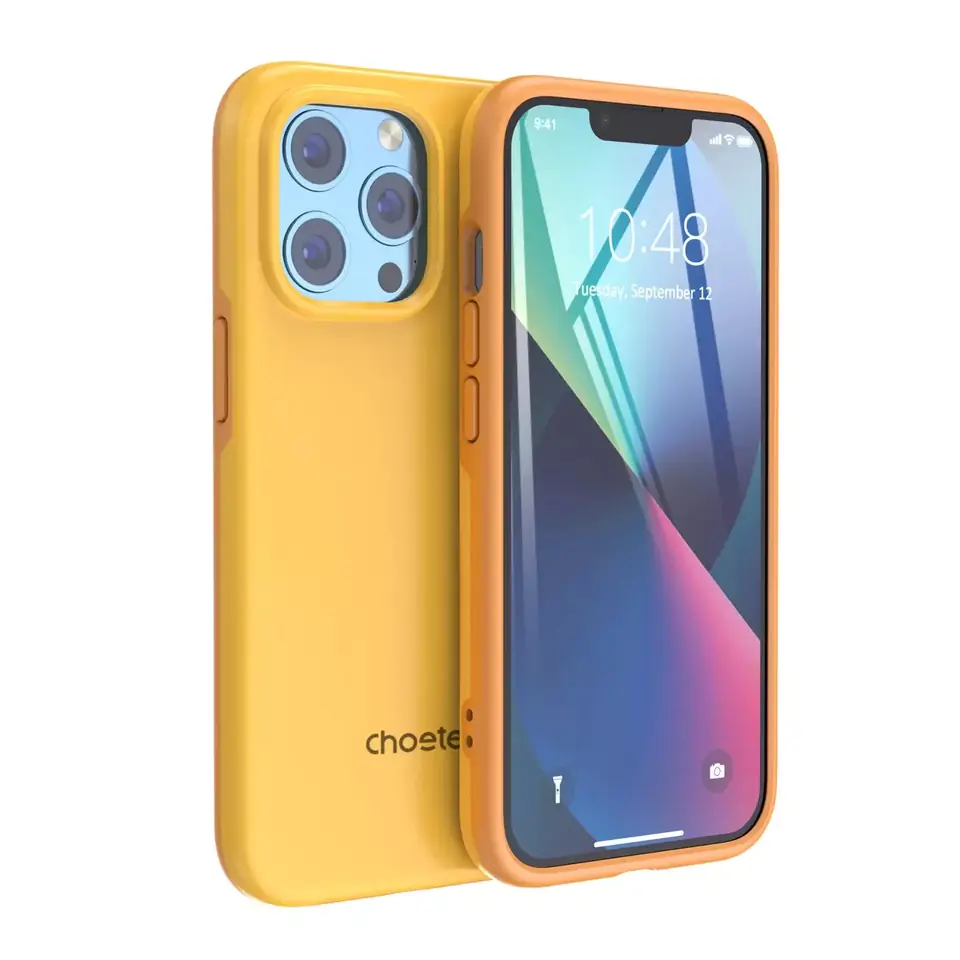 ⁨Choetech MFM Anti-drop Case Made For MagSafe for iPhone 13 Pro Orange (PC0113-MFM-YE)⁩ at Wasserman.eu