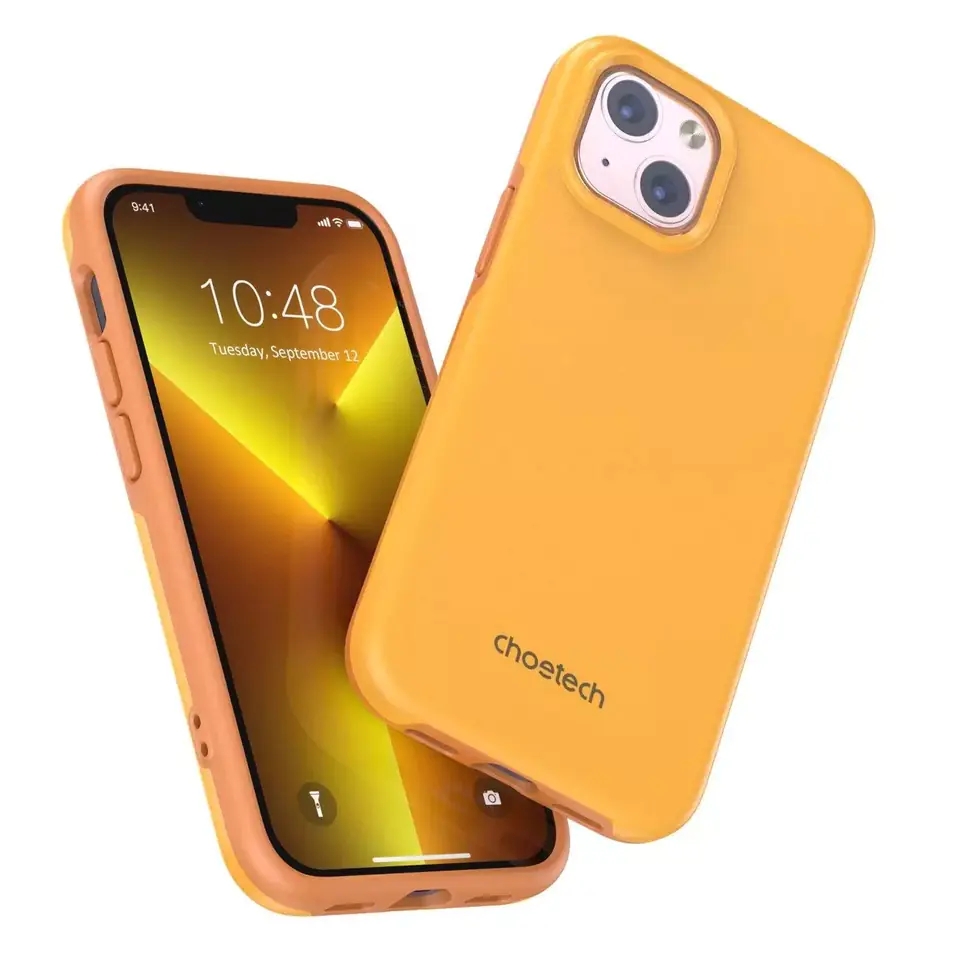 ⁨Choetech MFM Anti-drop Case Case Made For MagSafe for iPhone 13 Orange (PC0112-MFM-YE)⁩ at Wasserman.eu