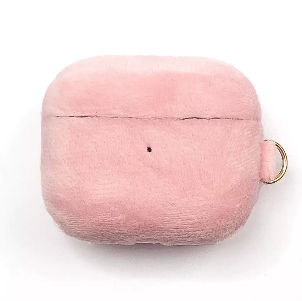 ⁨Kingxbar Plüsch Pods Case Case für AirPods 3 Plüschhülle Kopfhörerabdeckung rosa⁩ im Wasserman.eu