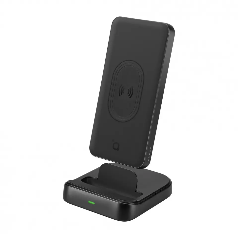 ACME PB301 Powerbank Qi 10.000 mAh, black at Wasserman.eu