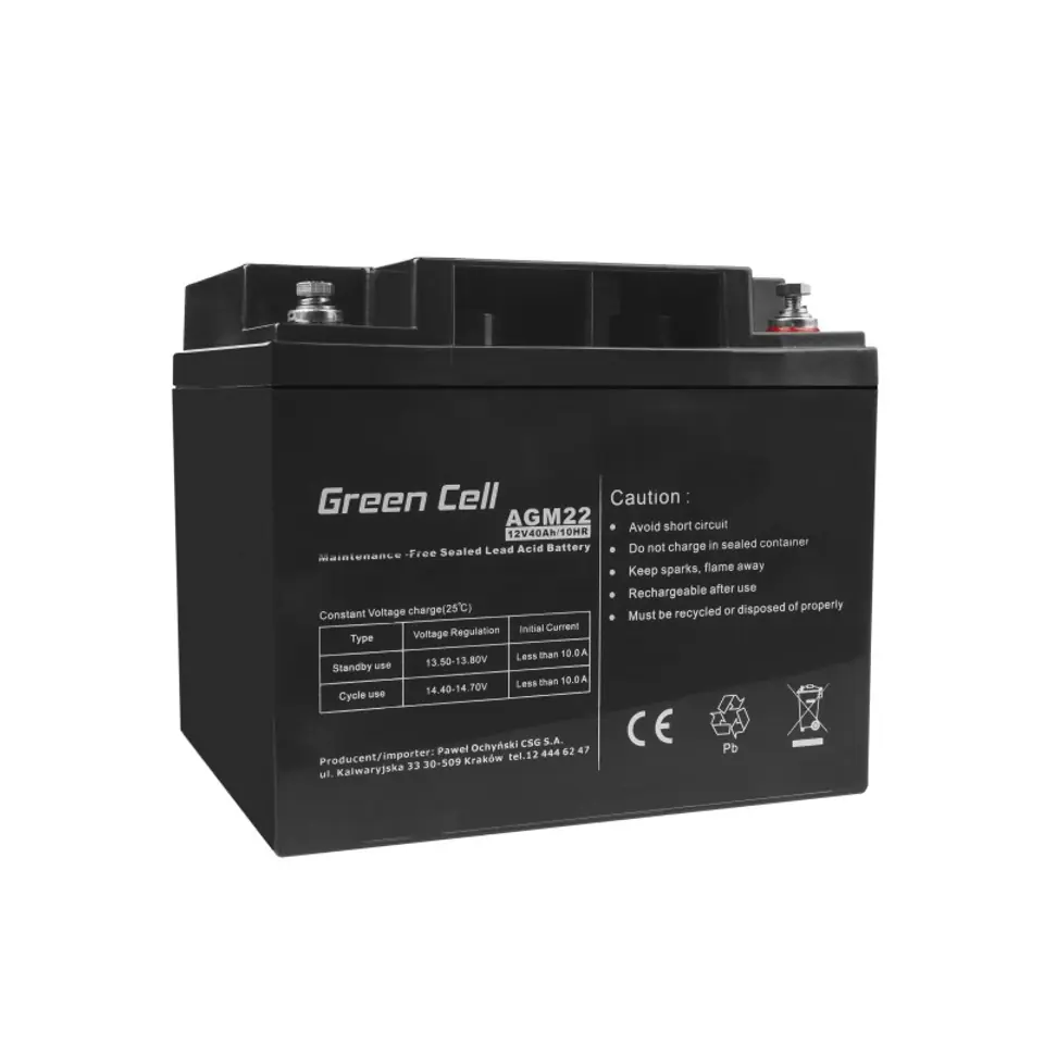 ⁨AGM 12V 40Ah⁩ at Wasserman.eu