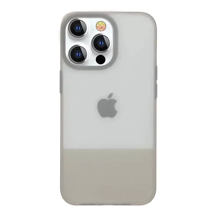 ⁨Kingxbar Plain Series Case for iPhone 13 silicone case grey⁩ at Wasserman.eu