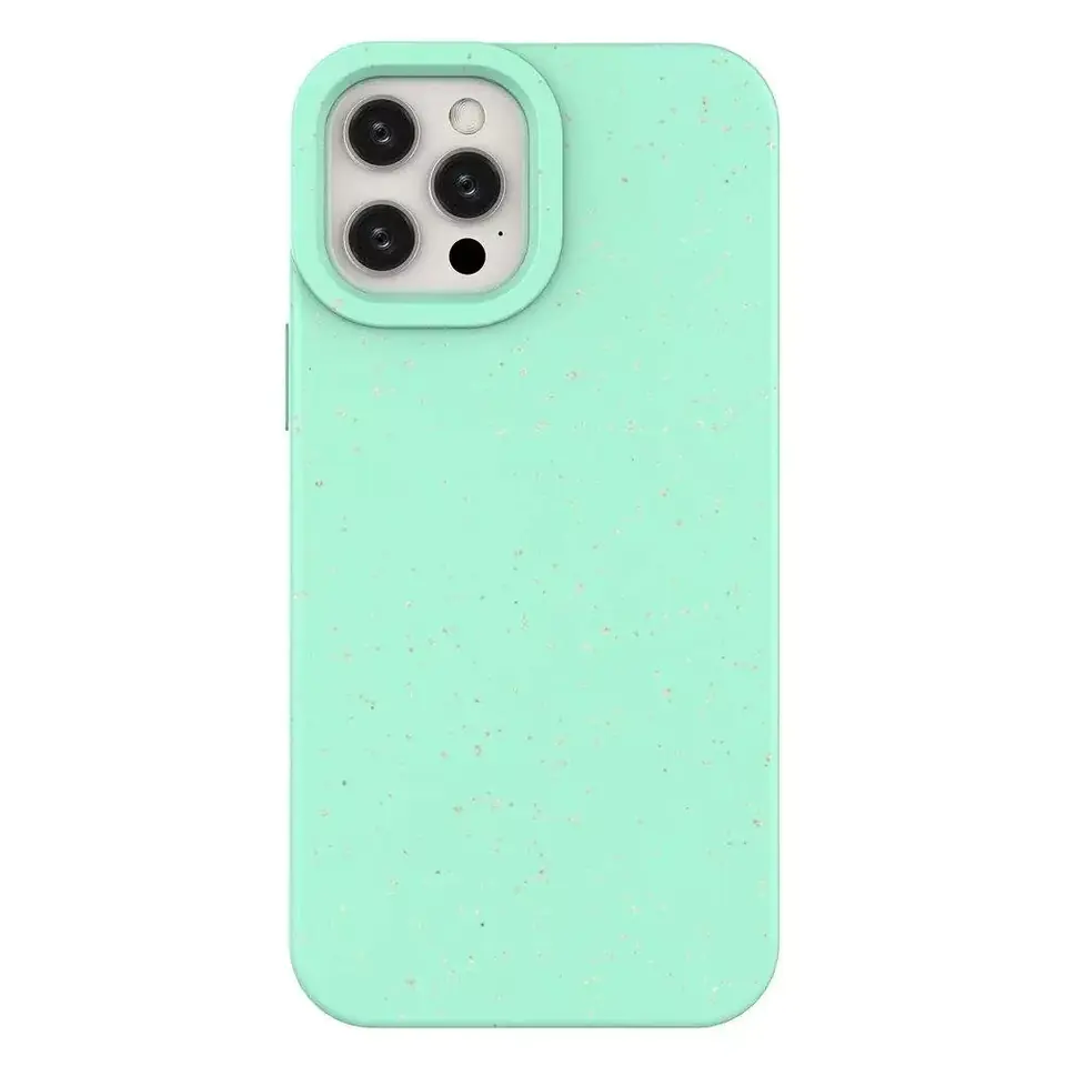 ⁨Eco Case etui do iPhone 12 mini silikonowy pokrowiec obudowa do telefonu miętowy⁩ w sklepie Wasserman.eu