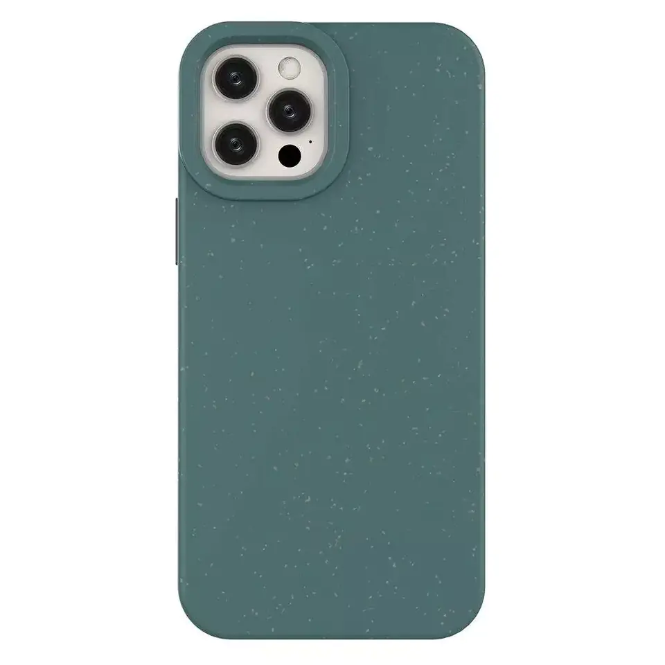 ⁨Eco Case etui do iPhone 12 Pro Max silikonowy pokrowiec obudowa do telefonu zielony⁩ w sklepie Wasserman.eu