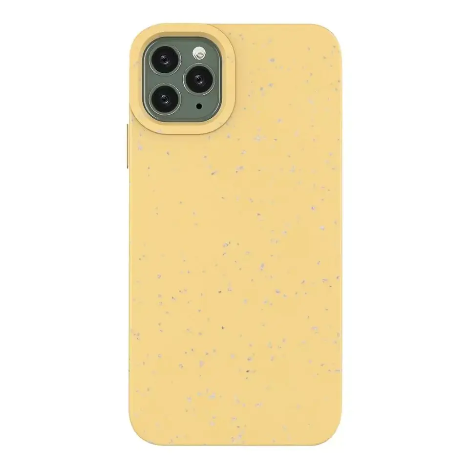 ⁨Eco Case Case for iPhone 11 Pro Max Silicone Phone Case Yellow⁩ at Wasserman.eu