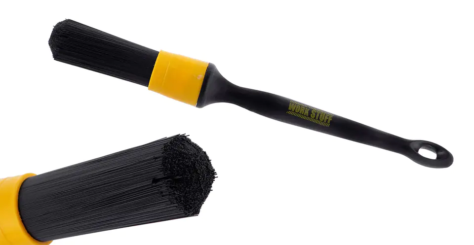 ⁨Work Stuff Detailing Brush Black Stiff   24mm - pędzelek detailingowy do najcięższych zabrudzeń⁩ w sklepie Wasserman.eu