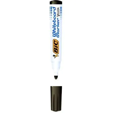 ⁨VELLEDA 1701 dry-erase marker black BIC ECO round tip 904937⁩ at Wasserman.eu