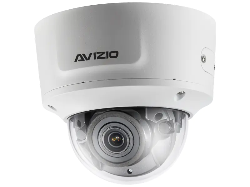 Kamera IP kopułkowa, 4 Mpx, 2.8-12mm, IK10 wandaloodporna, obiektyw zmotoryzowany zmiennoogniskowy AVIZIO w sklepie Wasserman.eu