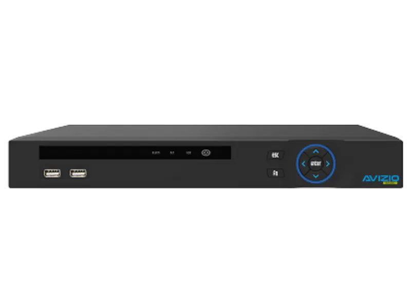 ⁨IP DVR (9 ch) with 8 PoE ports, supporting 2 HDDs - AVIZIO BASIC - AVIZIO⁩ at Wasserman.eu