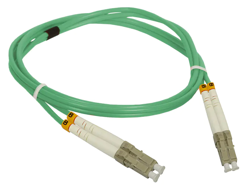 ⁨Patch cord MM OM3 LC-LC duplex 50/125 1.0m ALANTEC - ALANTEC⁩ w sklepie Wasserman.eu