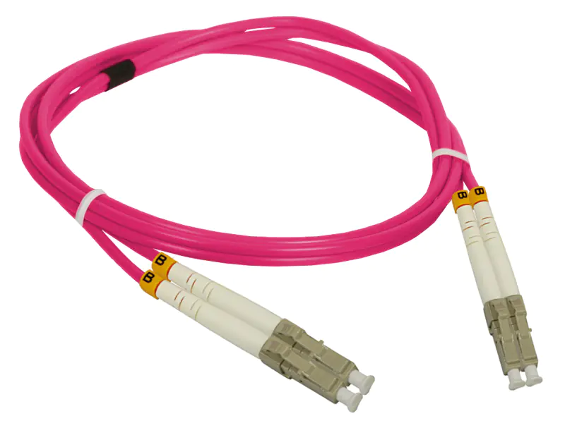 ⁨Patch cord MM OM4 LC-LC duplex 50/125 1.0m ALANTEC - ALANTEC⁩ w sklepie Wasserman.eu