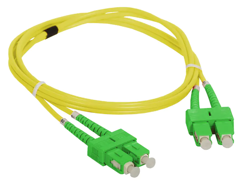 ⁨Patch cord SM SC/APC-SC/APC duplex 9/125 1.0m ALANTEC⁩ w sklepie Wasserman.eu