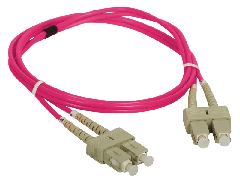 ⁨Patch cord MM OM4 SC-SC duplex 50/125 1.0m ALANTEC - ALANTEC⁩ w sklepie Wasserman.eu