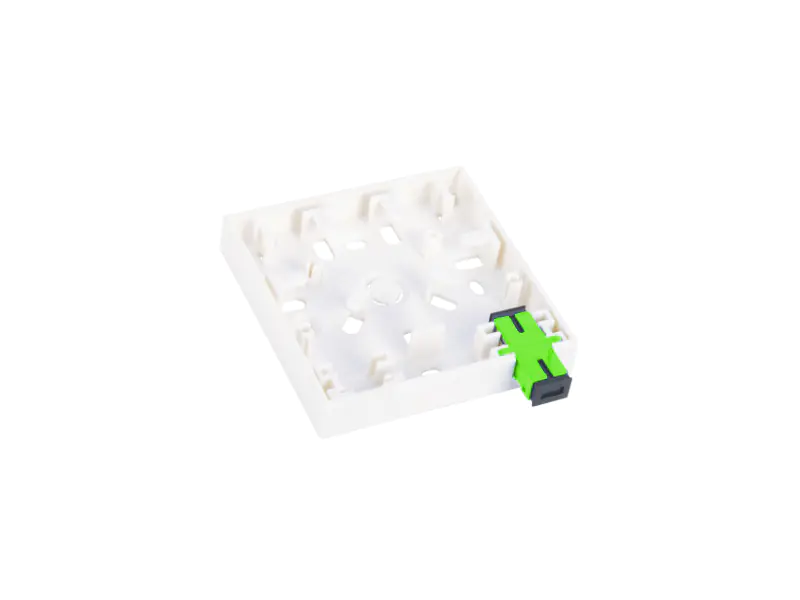 ⁨FTTH wall socket 2C (2 x SC simplex) without adapters ALANTEC - ALANTEC⁩ at Wasserman.eu