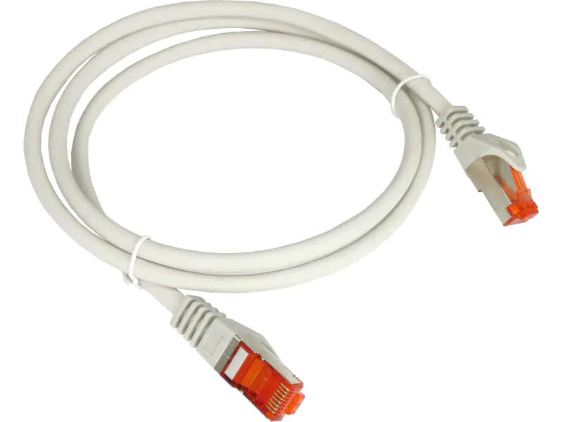 ⁨Patch-cord F/UTP kat.5e PVC 0.25m szary ALANTEC  - ALANTEC⁩ w sklepie Wasserman.eu