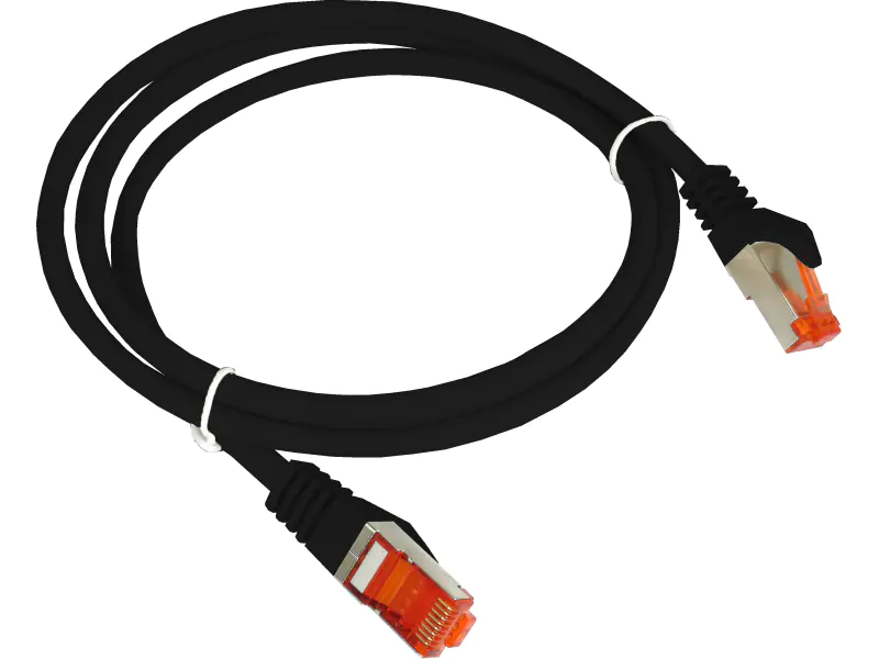 ⁨Patch-cord S/FTP kat.6A LSOH 3.0m czarny ALANTEC  - ALANTEC⁩ w sklepie Wasserman.eu