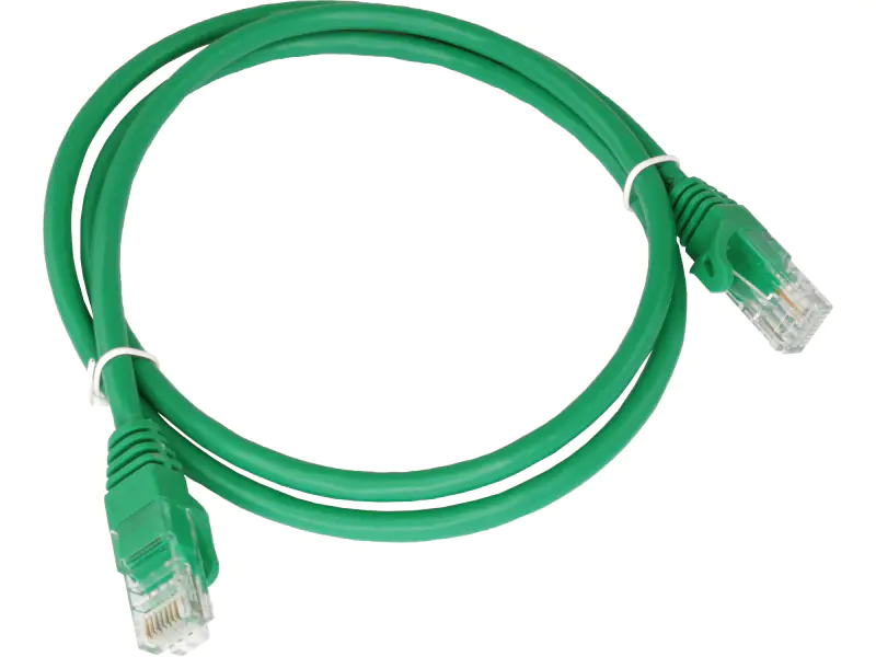 ⁨Patch-cord U/UTP kat.6 PVC 0.25m zielony ALANTEC⁩ w sklepie Wasserman.eu