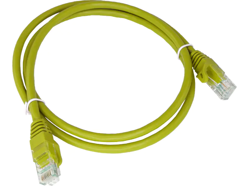 ⁨Patch-cord U/UTP kat.5e PVC 0.25m żółty ALANTEC⁩ w sklepie Wasserman.eu