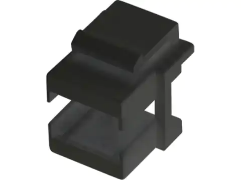 ⁨Keystone mount adapter for SC simplex / LC duplex adapter, black ALANTEC - ALANTEC⁩ at Wasserman.eu