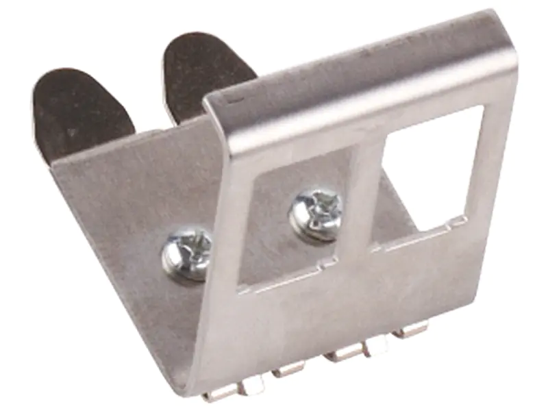 ⁨Keystone mount adapter for DIN rail (TH-35) 2x ALANTEC - ALANTEC keystone module⁩ at Wasserman.eu