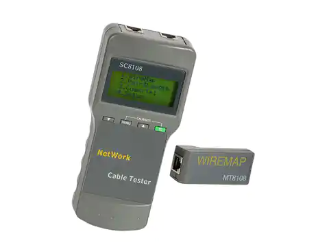⁨Tester kabli LCD MT-8108 ALANTEC⁩ w sklepie Wasserman.eu