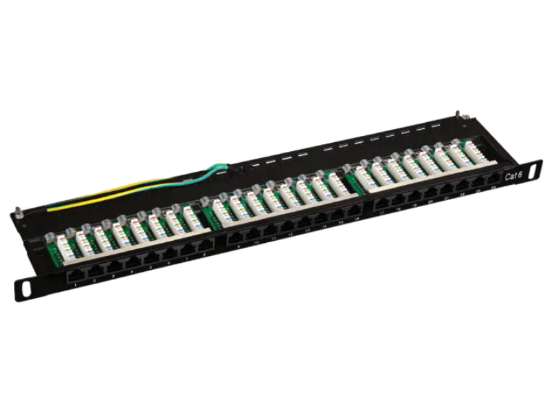 ⁨Patch panel OPTIMUM UTP Cat6 24 LSA 0.5U ports ALANTEC - ALANTEC⁩ at Wasserman.eu