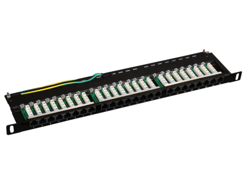 ⁨Patch panel OPTIMUM UTP kat.5e 24 porty LSA 0.5U ALANTEC - ALANTEC⁩ w sklepie Wasserman.eu