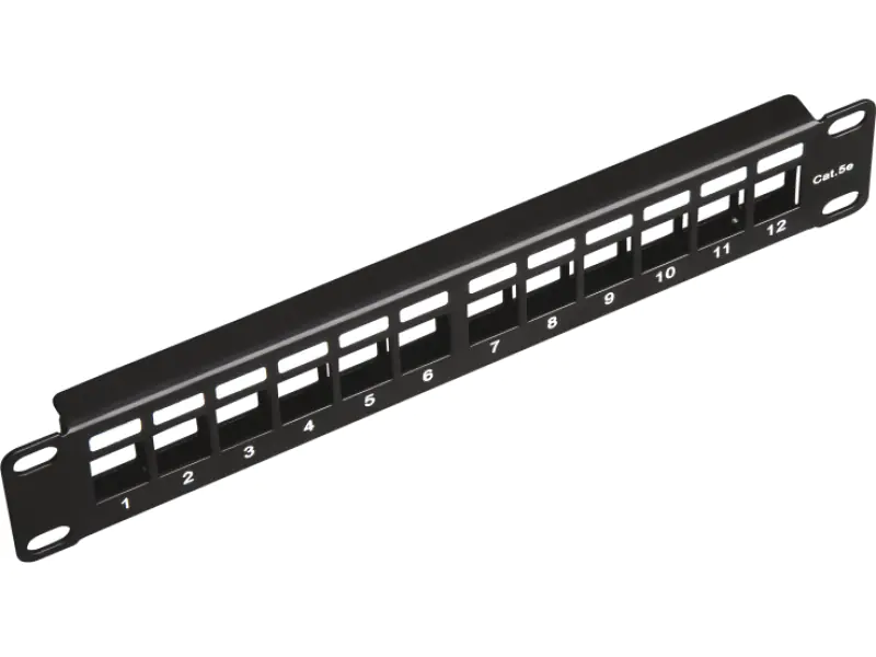 ⁨10" modular patch panel 12 ports 1U unequipped ALANTEC - ALANTEC⁩ at Wasserman.eu