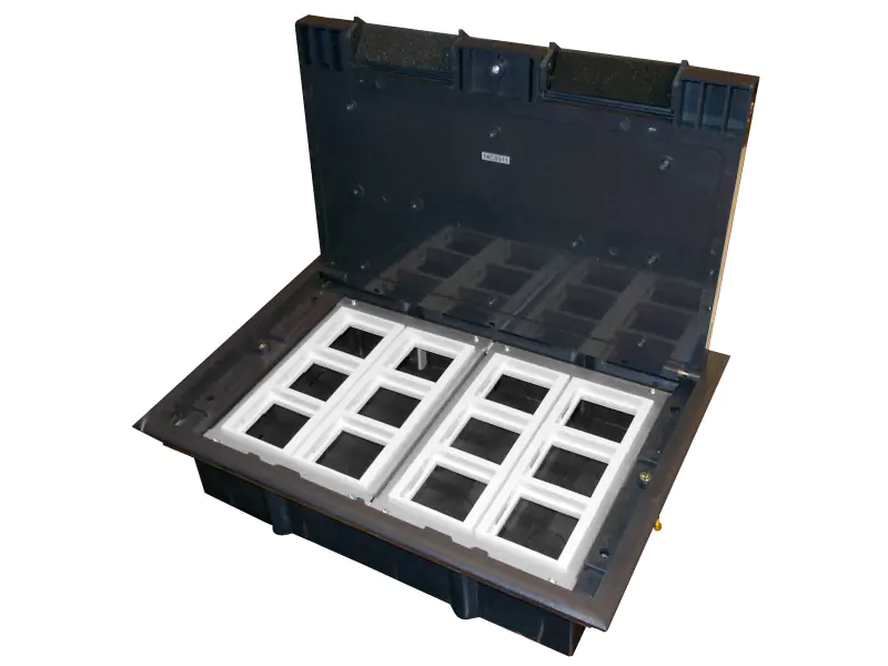⁨Floorbox 12M (45x45) adjustable depth, for technical floor (optional screed) ALANTEC - ALANTEC⁩ at Wasserman.eu