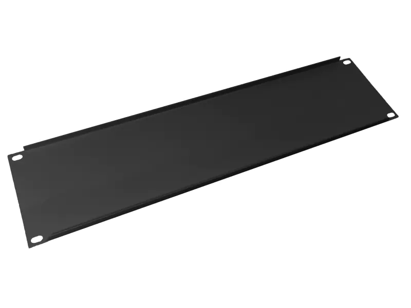⁨End cap 19" 3U metal, black ALANTEC - ALANTEC⁩ at Wasserman.eu
