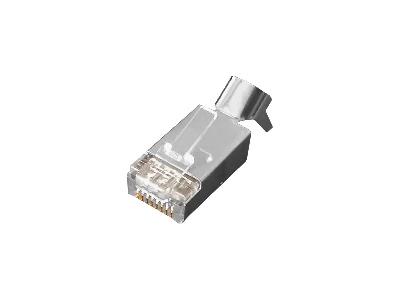 ⁨RJ45 STP plug for "thick" wire 23 AWG for special crimping tool NI036 ALANTEC - ALANTEC⁩ at Wasserman.eu