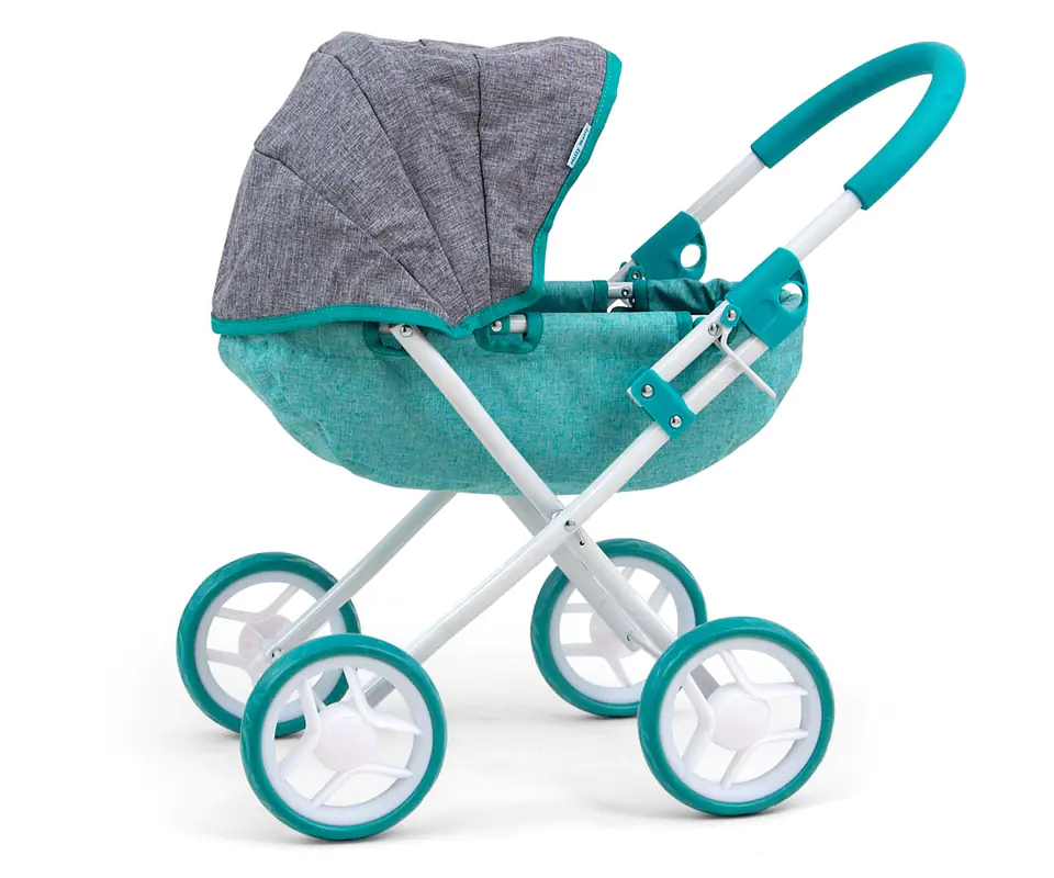 ⁨Dori Prestige Mint doll stroller⁩ at Wasserman.eu