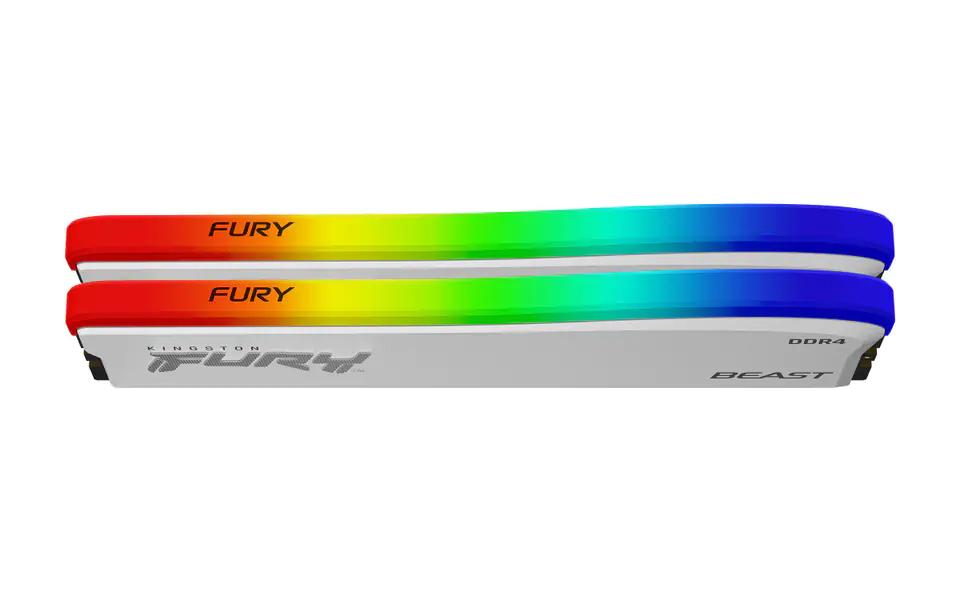 ⁨Pamięć RAM Kingston Fury Beast RGB White Limited Edition 16GB (2x8GB) DDR4 3200MHz⁩ w sklepie Wasserman.eu