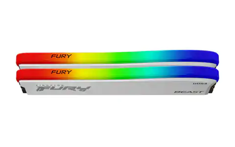 ⁨Kingston Fury Beast RGB White Limited Edition 16GB (2x8GB) DDR4 3600MHz RAM⁩ at Wasserman.eu
