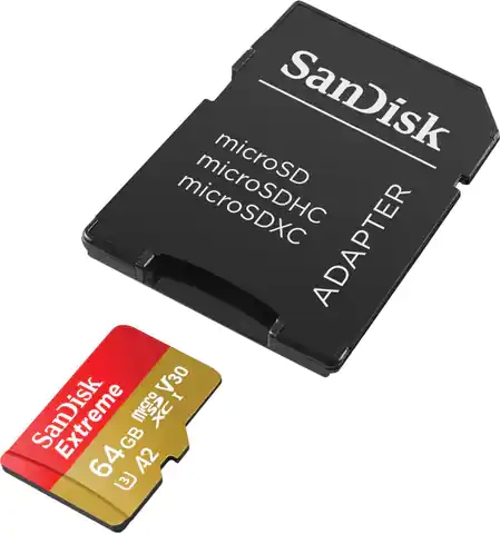 ⁨Karta pamięci SANDISK 64 GB Adapter microSD do SD⁩ w sklepie Wasserman.eu