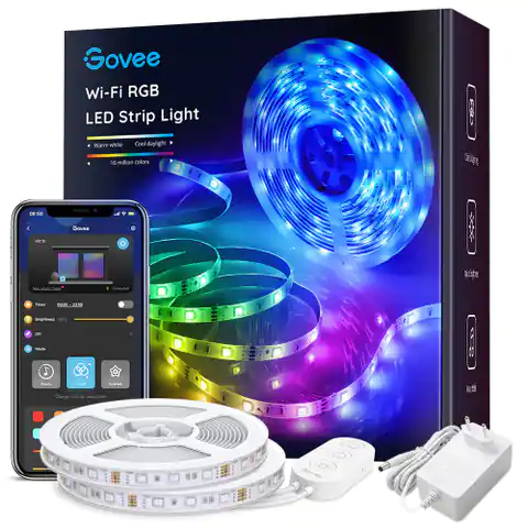 ⁨Govee H6110 10m; Taśma LED; Wi-Fi, Bluetooth, RGB⁩ w sklepie Wasserman.eu