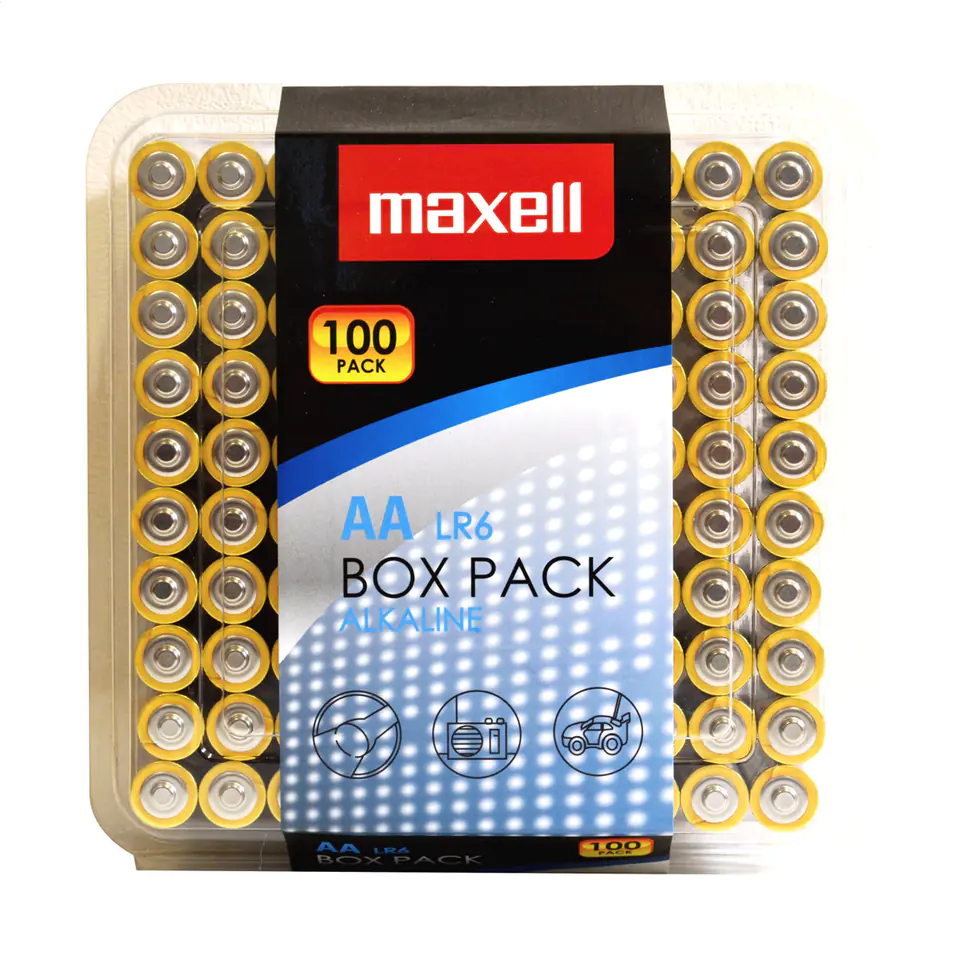 ⁨MAXELL BATTERY ALKALINE LR06/AA BOX*100 790409.01.CN⁩ w sklepie Wasserman.eu