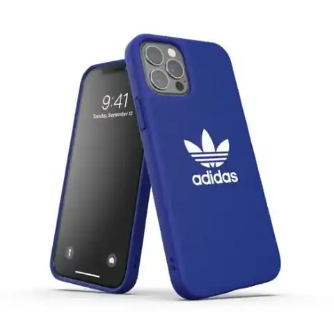 ⁨Adidas Moulded Case Canvas iPhone 12/12 Pro blue/power blue 42266⁩ at Wasserman.eu